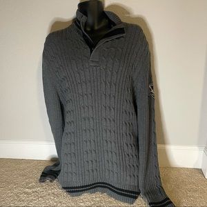NAUTICA JEANS heavy knit sweater